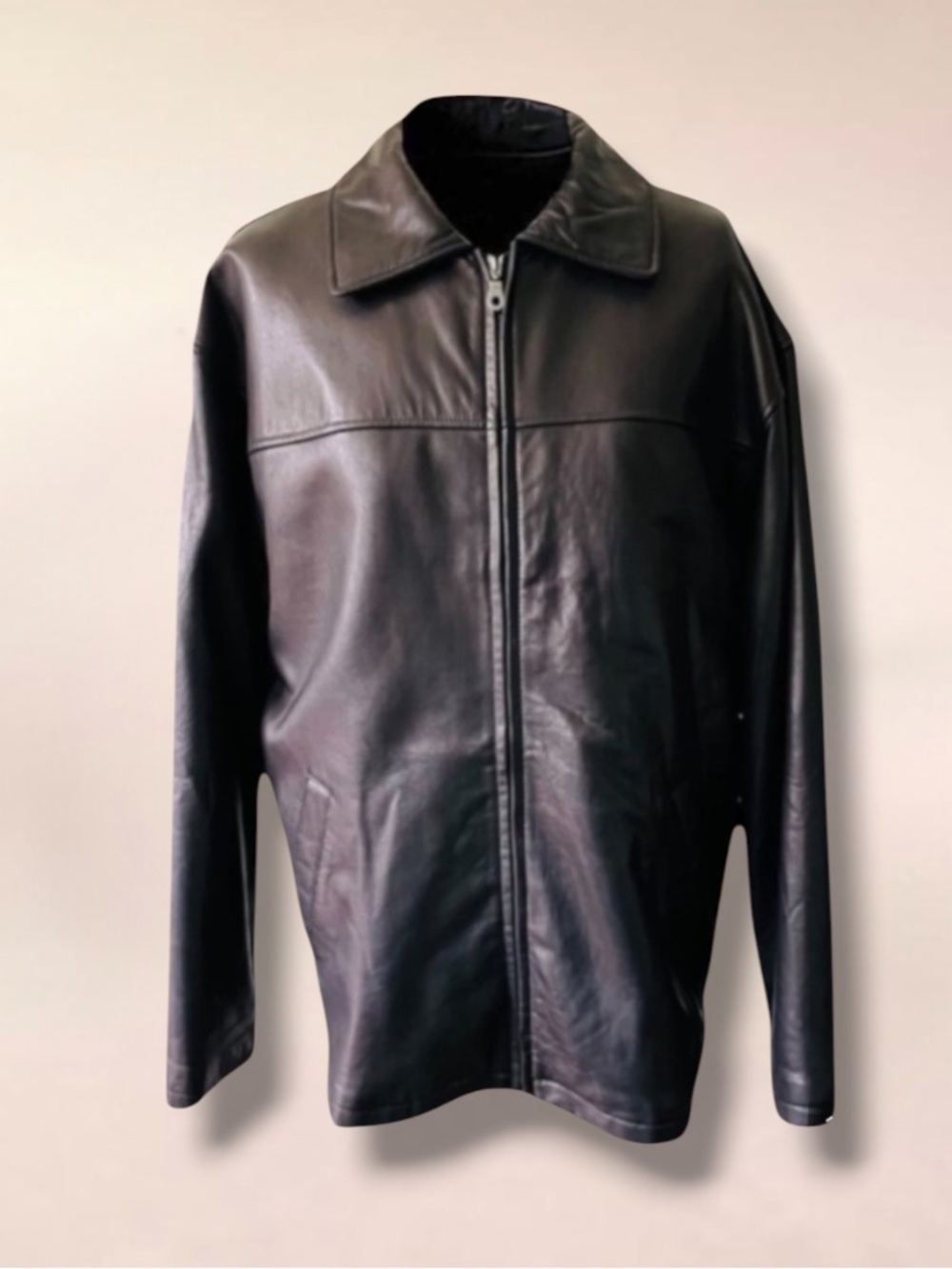 MARK NEW YORK Black Leather  Jacket Size Small